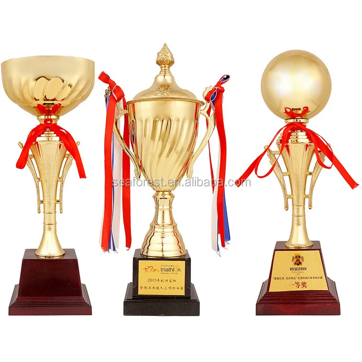 custom gold plastic and metal replica trophy cup buy oscar trophy