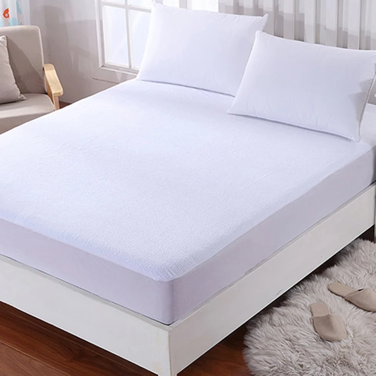 
100% Cotton Quilted Bed Topper Hotel Mattress Topper Waterproof Terry Mattress Pad Breathable Mattress Cover Woven OEM Adults 20 