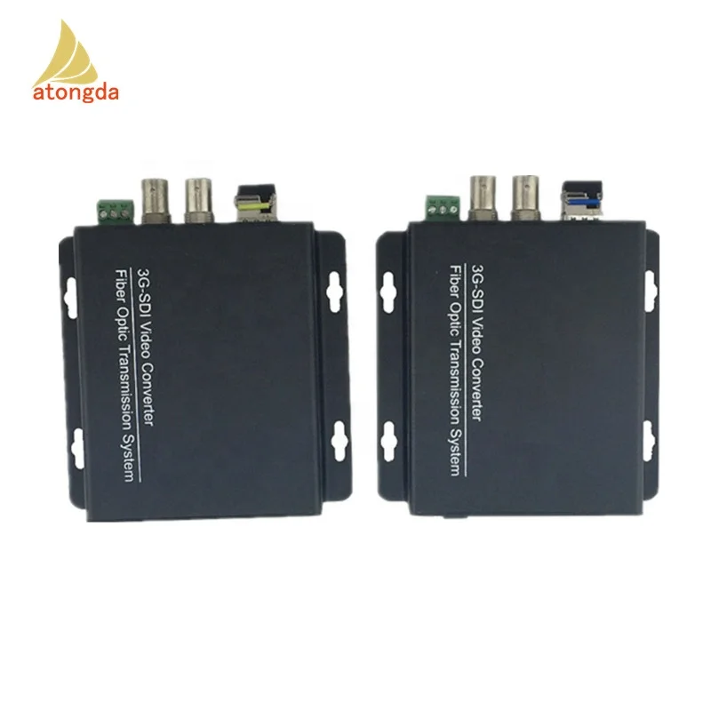 HD 3G SDI to Fiber optical Video converter 20KM fiber transmitter