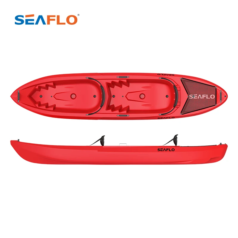 Professional Polyethylene Double kayak People Plastic fishing Tandem kayak