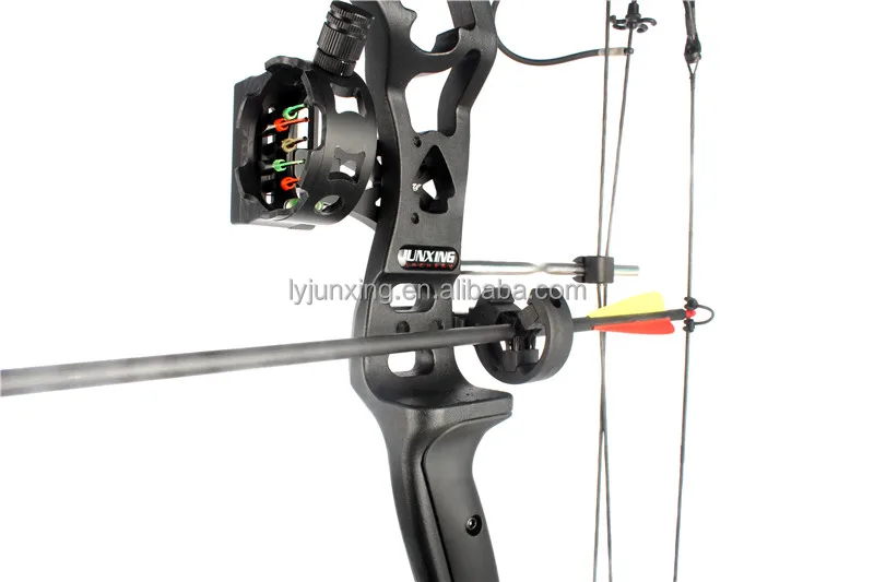 Right and left hand compound bow hunting