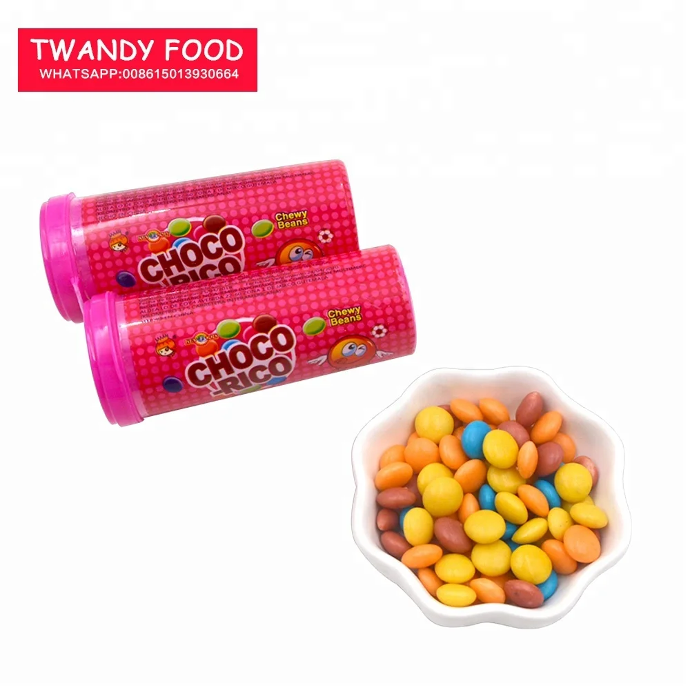 
Halal New cube packing chooc rico chewy beans candy 