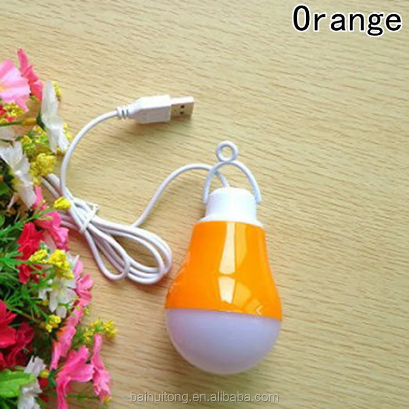 
Led 1.2m wire 5W 5V Small Bulbs Pvc Mini Dc Colorful Color shell Usb Light Bulb 