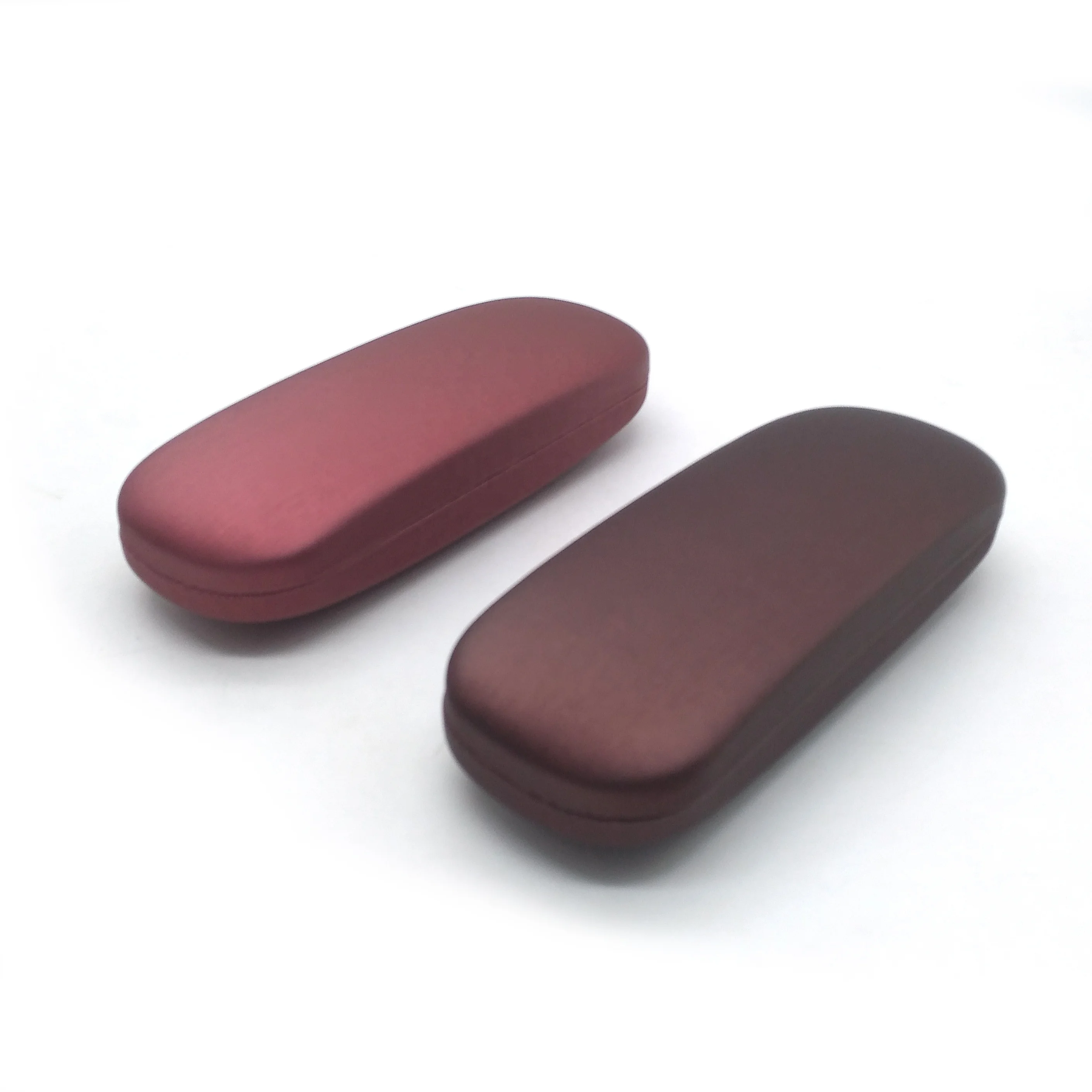 wholesale PU leather personalized hard metal glasses Case