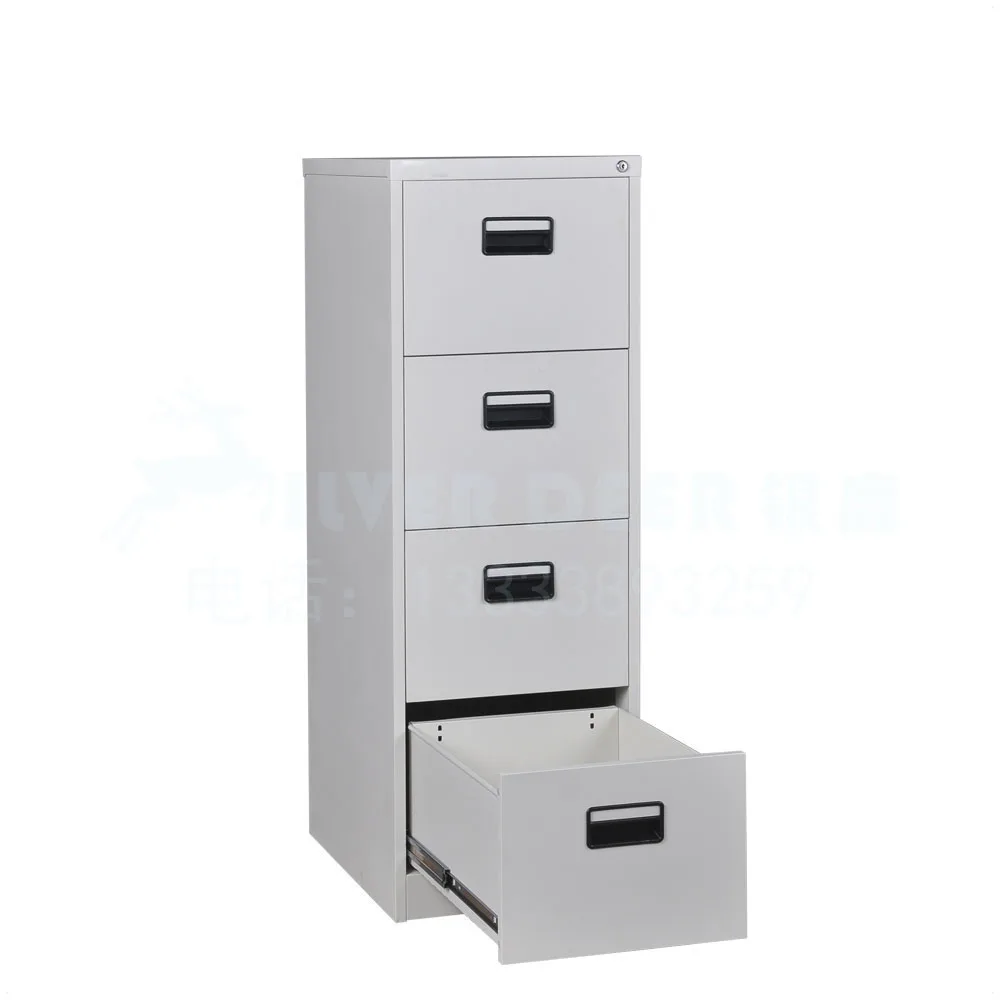 Luoyang Great Used for A4 Folder 4 Drawers Metal Filing Cabinet