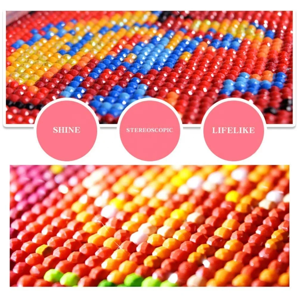 Christmas 5D DIY diamond painting cross stitch Santa Claus and bear diamond painting crystal diamond embroidery kit IC-1