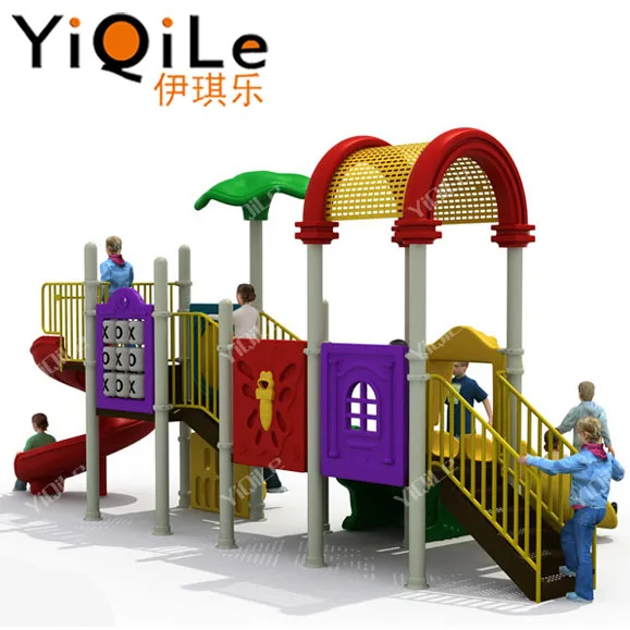 Good price for outdoor playground exercise equipment pull up bars attractive kids park games equipment hot plastic slide