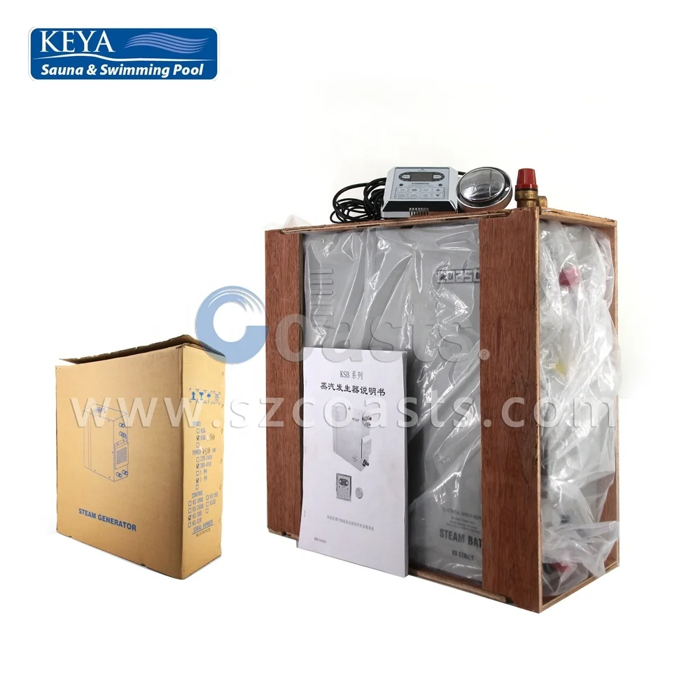 
2 minutes fast steam Coasts steam generator 9kw steam shower generator for hammam 