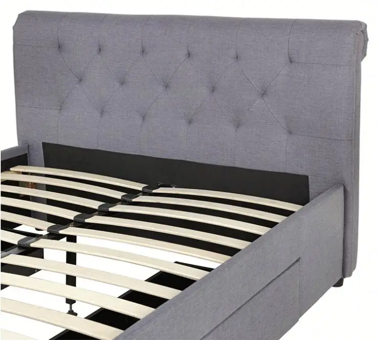 Free Sample Used Victoria Queen Full Size Sleigh Bed Frame