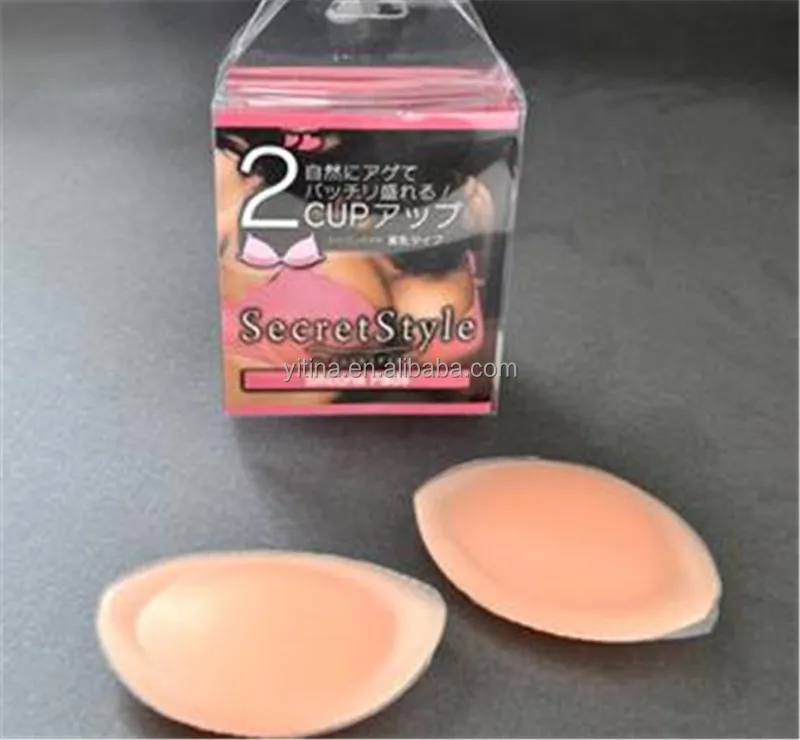 Big Abaloned-shaped Silicone bra insert BI182 corset push up bra Pads Breast uplift Enhancer Push Up Padded Bra