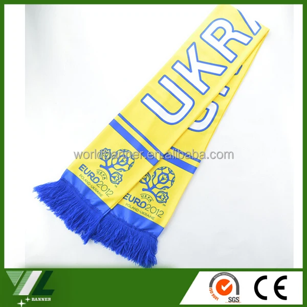 
National football cheering knitting custom scarf 