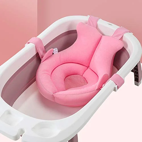 Comfortable Bathtub Cradle Sling Mesh Adjustable Safety Shower Mesh for Infant Newborn Bathing