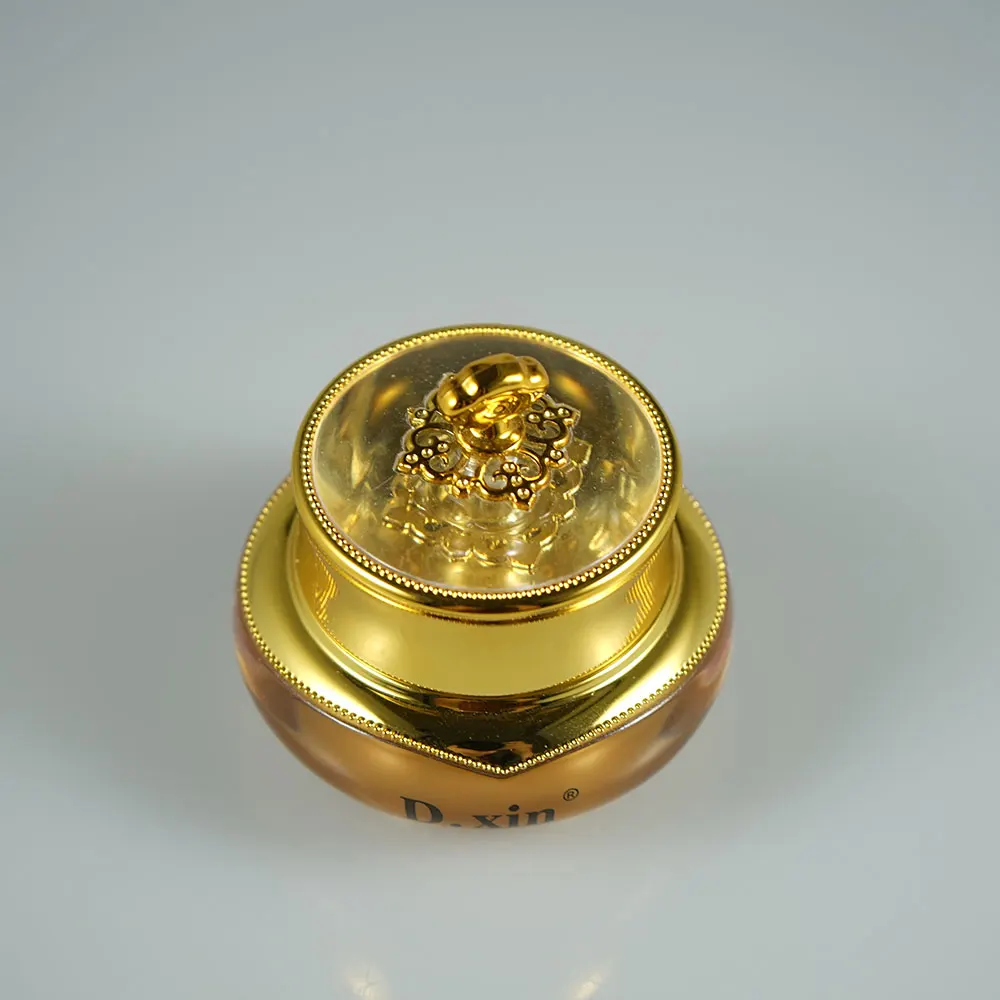 
Wholesale 5g 10g gold acrylic cream jar / cosmetic container / eye cream jar 