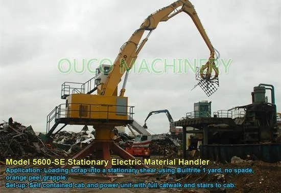 OUCO Scarp Handler Stationary Electrical Type Material Handler Manufacturer