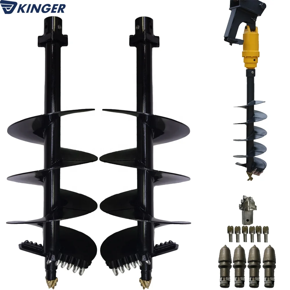 Chinese hydraulic ground screw pile driving machine excavator auger drive and auger for excavator on sale