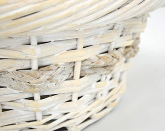 Willow Material Oval Wicker Basket Use for Fruits Flowers and Gifts