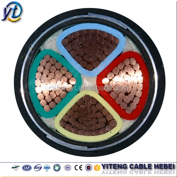 underground electrical armoured cable 4 core power cable 25mm 35mm 50mm 70mm 95mm 120mm 185mm 240mm 300mm power cable