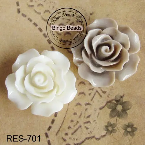 Resin Flower Cabochons Flat Back Resin Flower DIY Findings