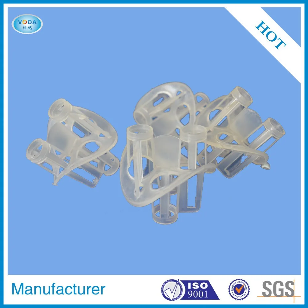 38mm 50mm 76mm 100mm PP Plastic Heilex Ring Used For Tower Packing