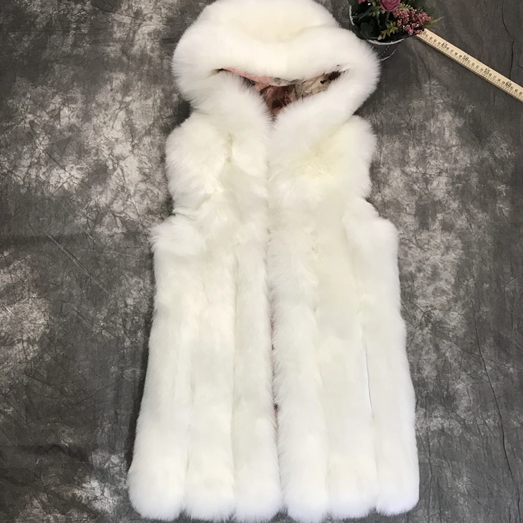 OEM factory custom made high quality faux fur coat