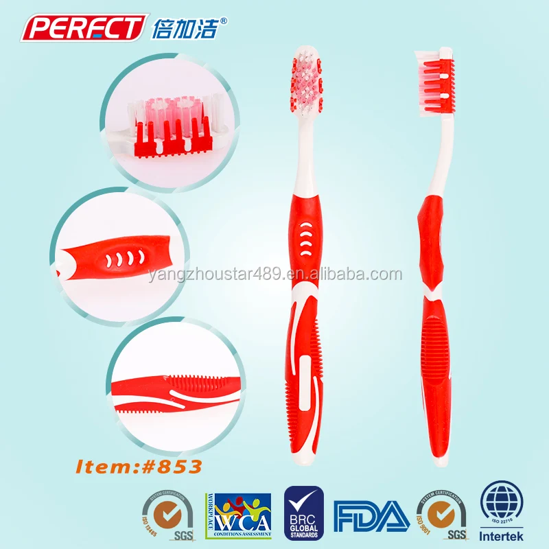 Инновации короткая ручка дома Десен Зубная щетка-массажер