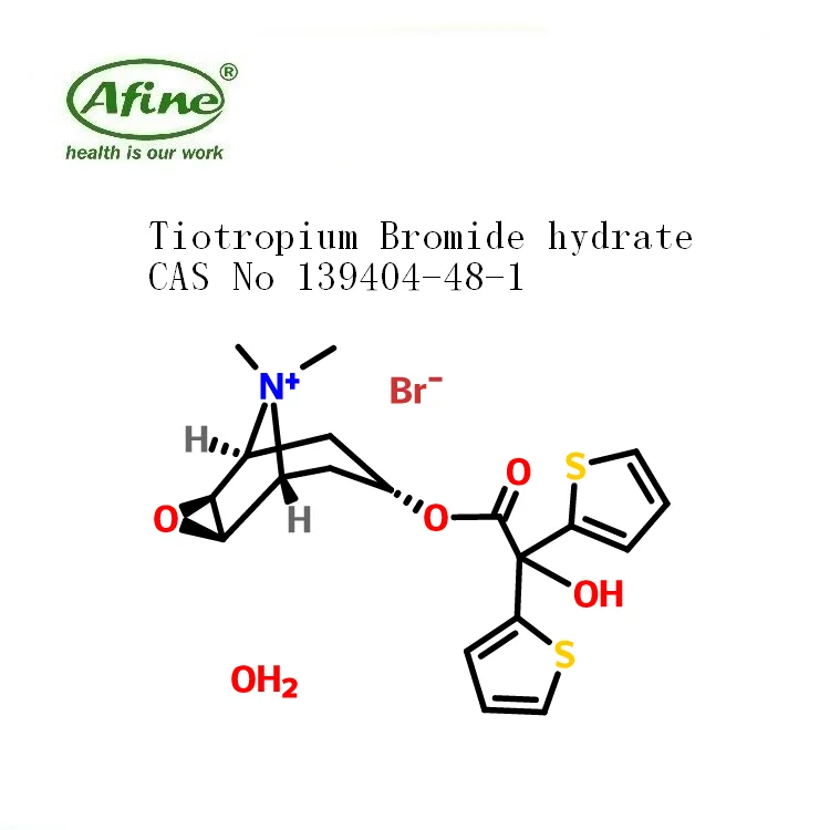 
Pharmaceutical ingredient Tiotropium Bromide monohydrate CAS 139404-48-1 