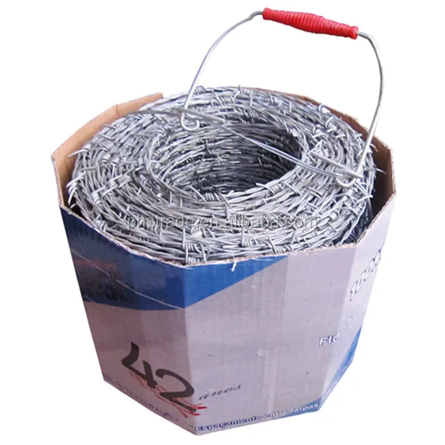 Brazil popular Galvanized barbed wire price/wire barbed