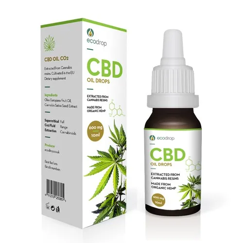 Индивидуальный дизайн, коробка для демонстрации масла CBD, 20pt 350 г бумага CBD, коробка для упаковки капель масла