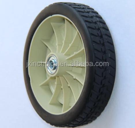 hot sale 200 50 100 solid rubber wheel for lawnmower