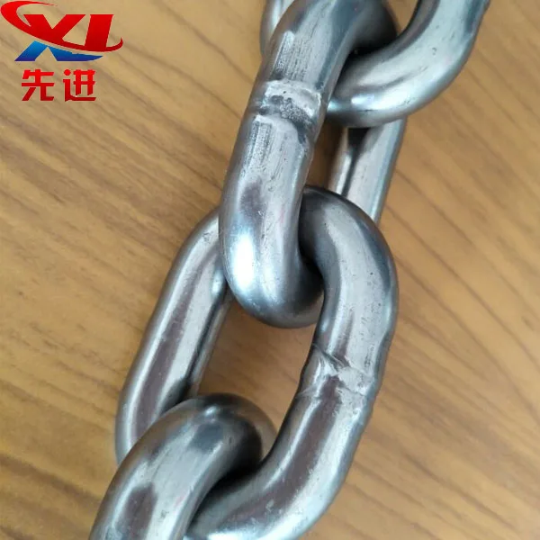 
26x92 high quality high strength stainless steel High temperature,decorative,slaughter chain round link chain for sale 