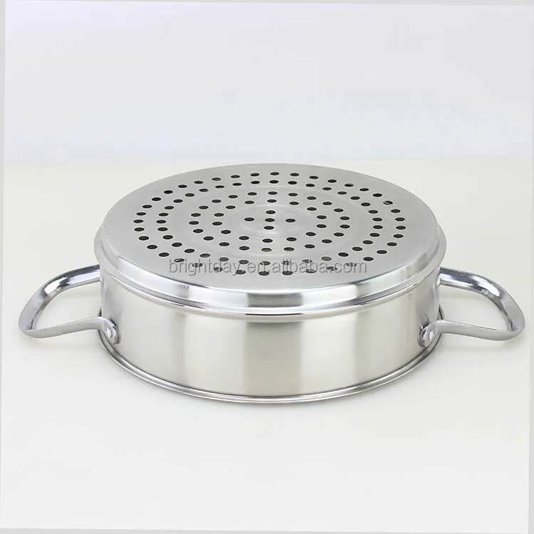 Chaoan steamer pot factory 2016 new design stainless steel double boiler