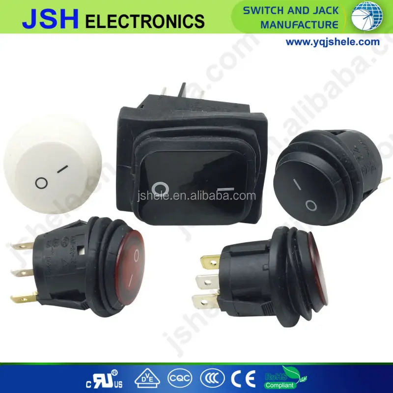 KCD 10A 250V AC T125 16A 125(250)V AC T85 Waterproof Rocker Switch/Electric switch