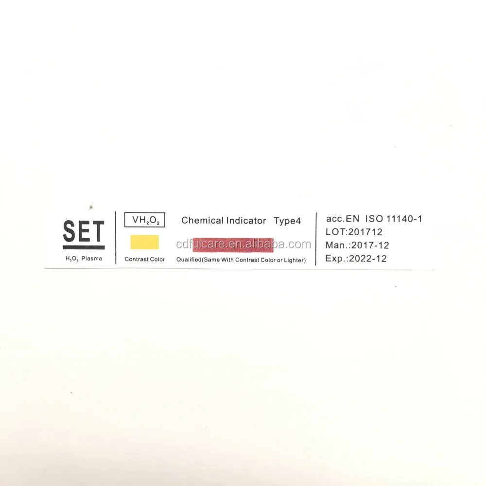 H2O2 Low Temperature Plasma Sterilizer use Chemical Indicator