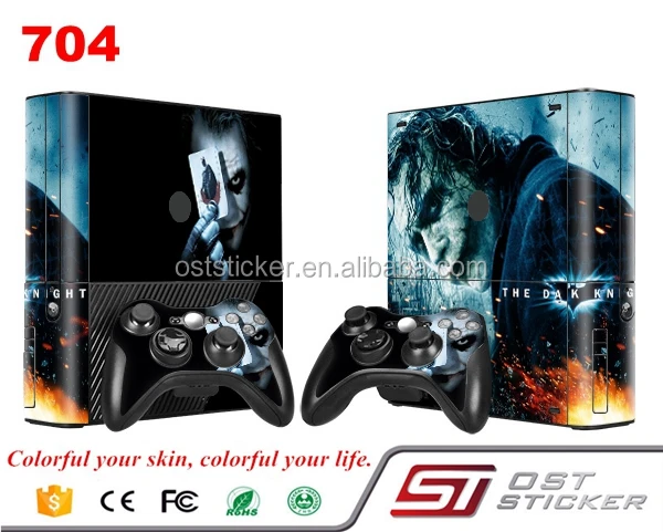 New Skin Sticker For XBOX 360 E Console and Controller Vinyl Decal