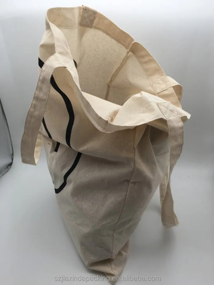 Handled Muslin Cotton Tote Bag For Packaging