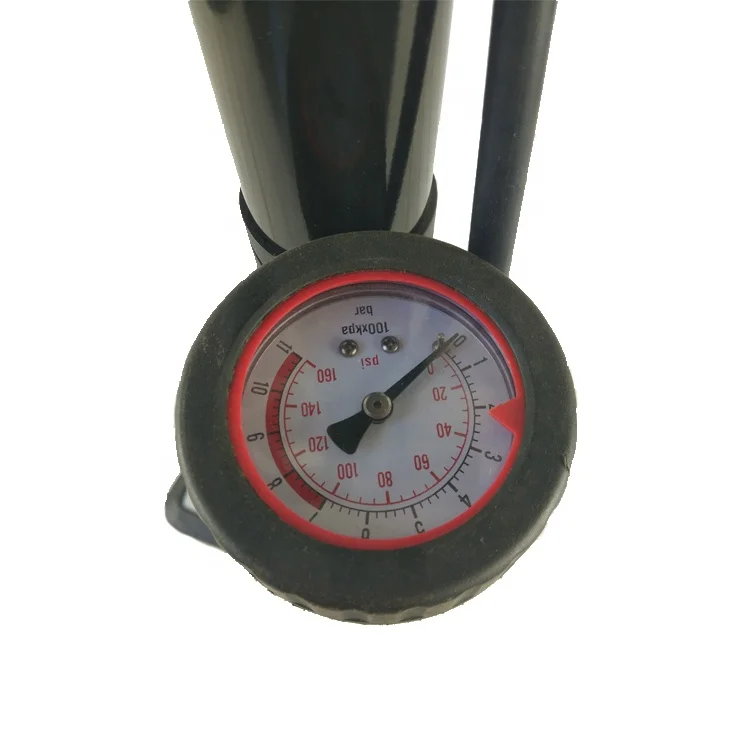 Color Customized Muitiple Function Bicycle  Floor Aluminum Hand Pump with Gauge Bicycle Bike air Pump Bike Bicycle Pump