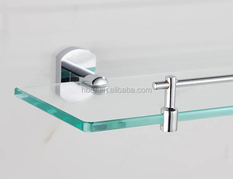 
Tempered rectangle sector glass for bathroom corner shelf 