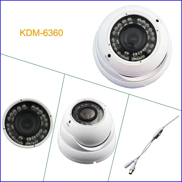 modern CCTV camera 30m IR for sony ccd camera with 4-9mm zoom lens, kadymay&color
