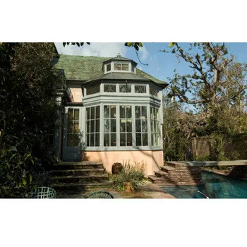 
Factory Price Durable Aluminium Solid Tiled Roof Greenhouse Sunrooms Winter Garden Design With Double Glazing 