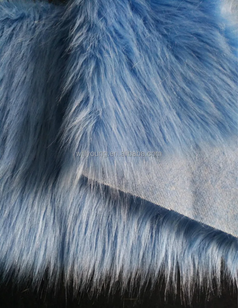 
100% acrylic long hair fabric 650 gsm 160 cm width plush fabric deep pile velvet for toy bag glove mat cloth material fabric 