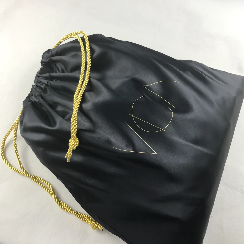 Китайский поставщик, большой мешок для пыли с логотипом на заказ, сатиновые Сумки на шнурке с логотипом