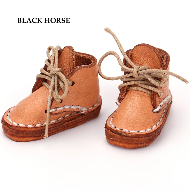 Dolls Boots Lace Up Flats Sneaker Shoes for 1/6 BJD Blythe SD