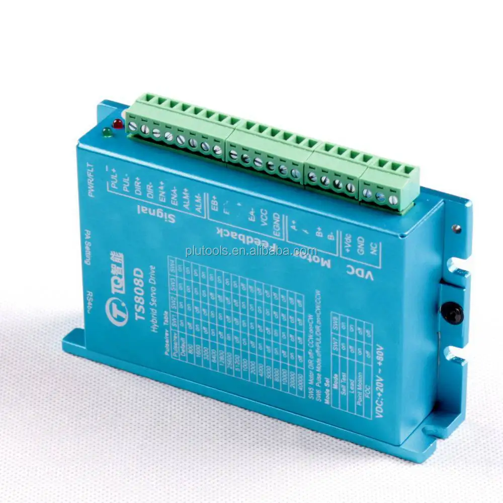 Plutools DC motor driver hybrid servo drive brushed motor driver stepper controller RS232 RS485