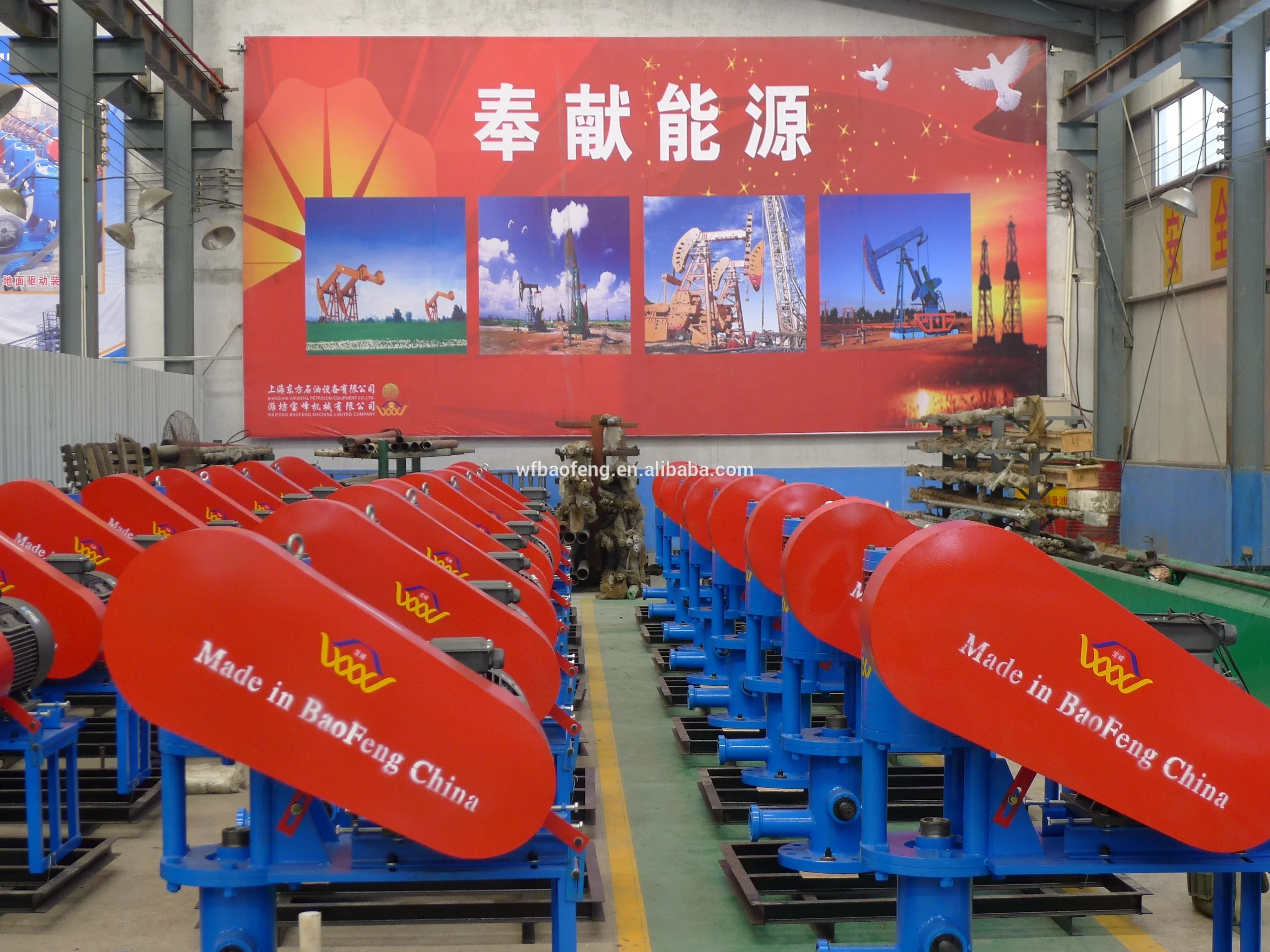 
Artificial Lift 30HP Ground Driving Device for PC Pump Rod Pump with Wellhead Flange Connection 