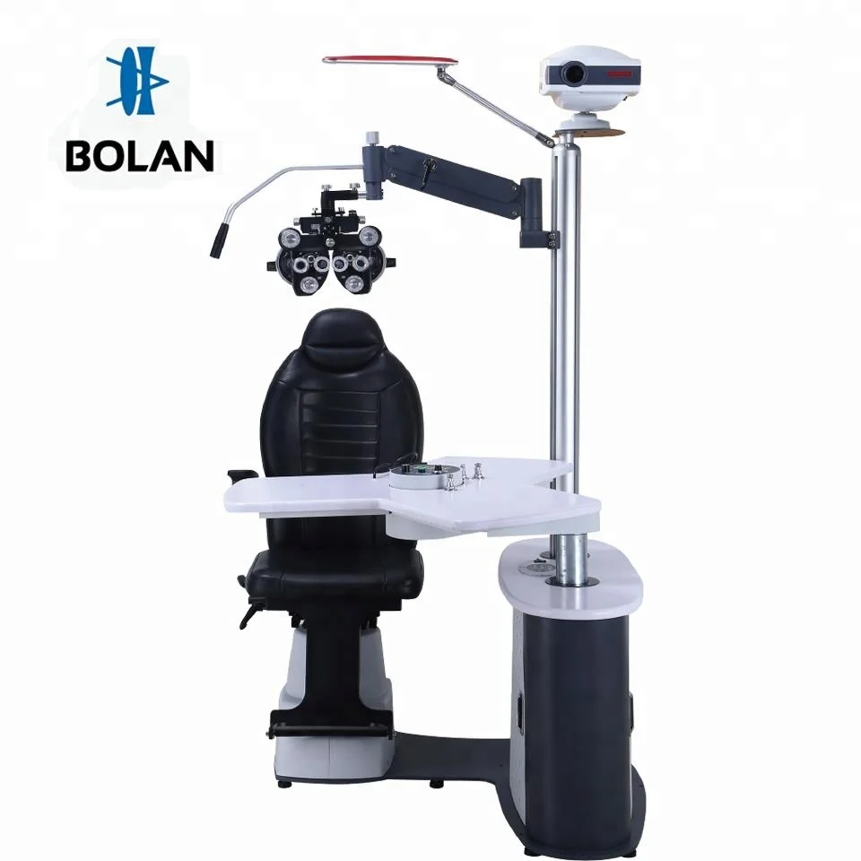 Chinese optical instrument Ophthalmic unit chair and stand S-900A combined table factory