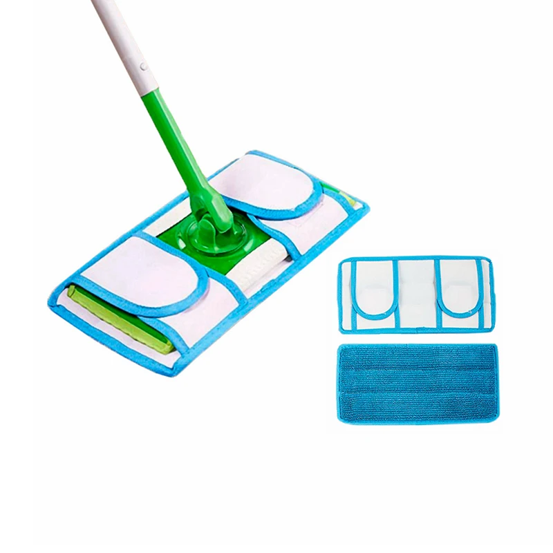 Amazon Top Seller Hot Product Set 2 Reusable Microfiber Mop Pads