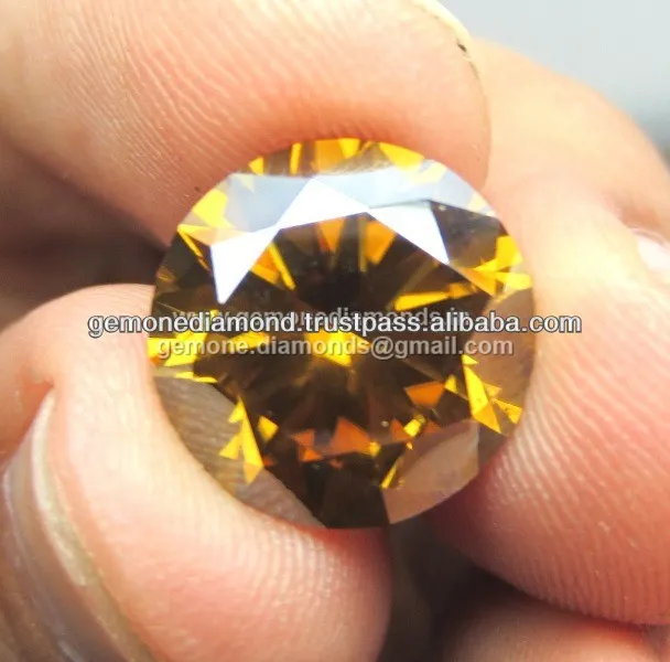 1.00 Carat Size Light Brown Color Loose Moissanite at Wholesale Price fancy Color Loose Moissanite for Jewelry