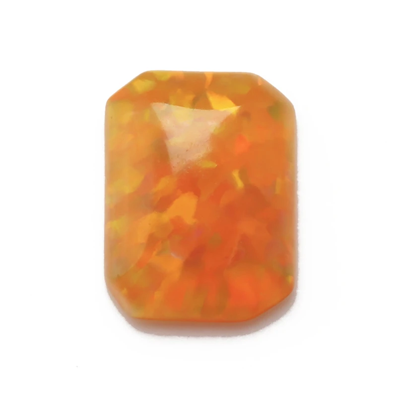Rectangle  Opal Gemstone Synthetic Opal Stone