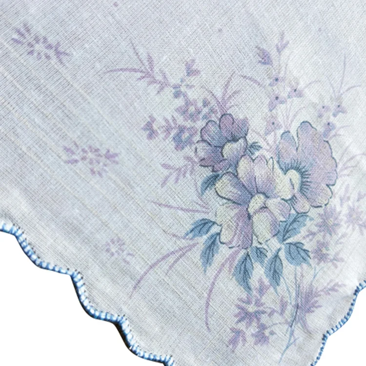 Женские мягкие хлопковые носовые платки с принтом на заказ для очистки