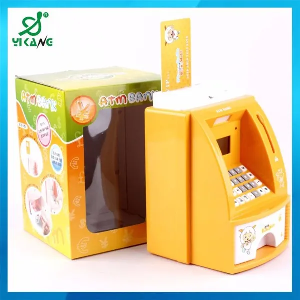 Promotional Money Box Toy Euro Money Box Atm Saving Bank